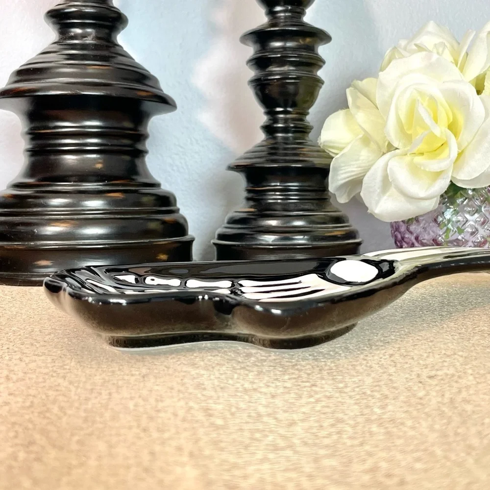 NWT Skeleton Hand Large Ceramic Spoon Rest